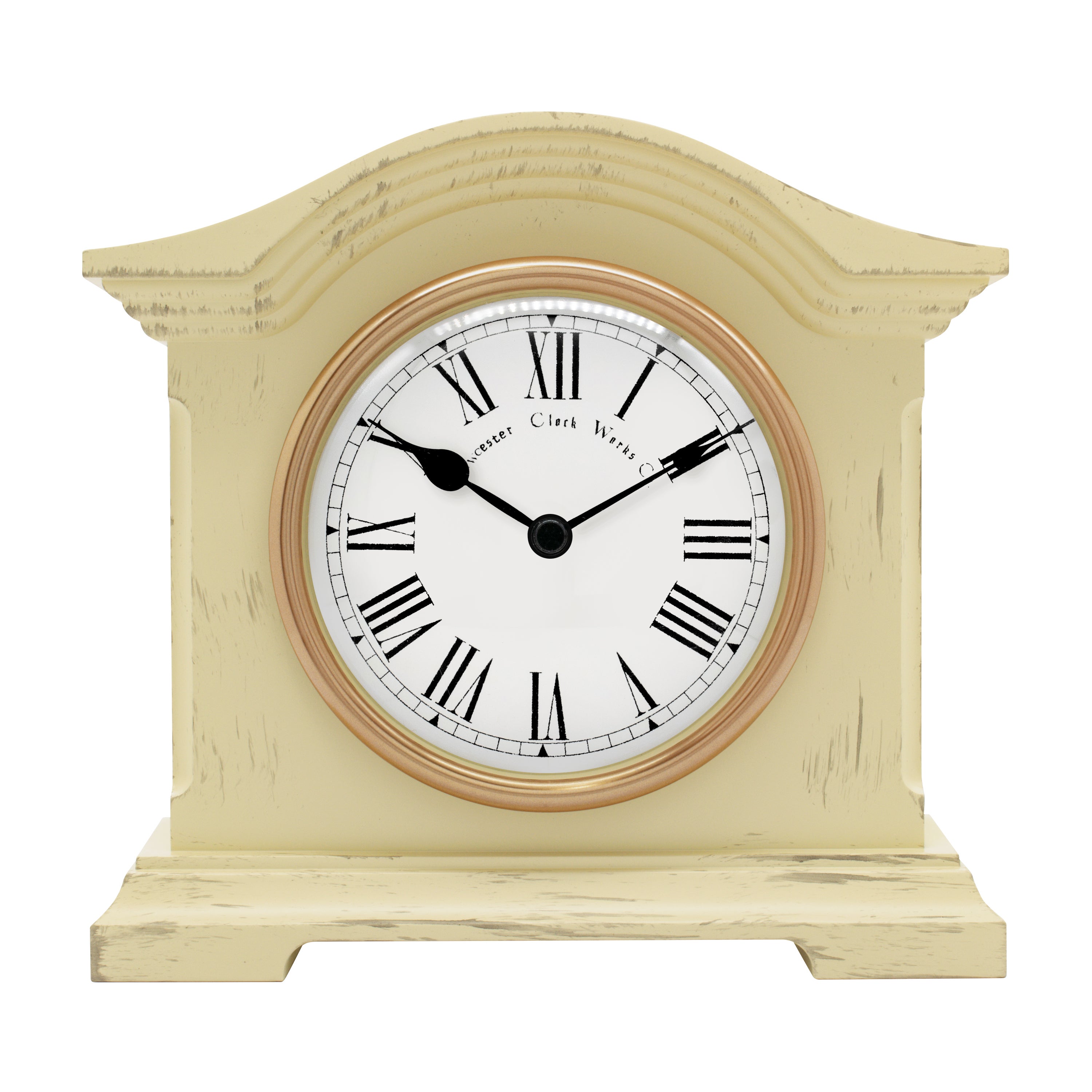 Image of Acctim Falkenburg Quartz Mantel Clock Cream