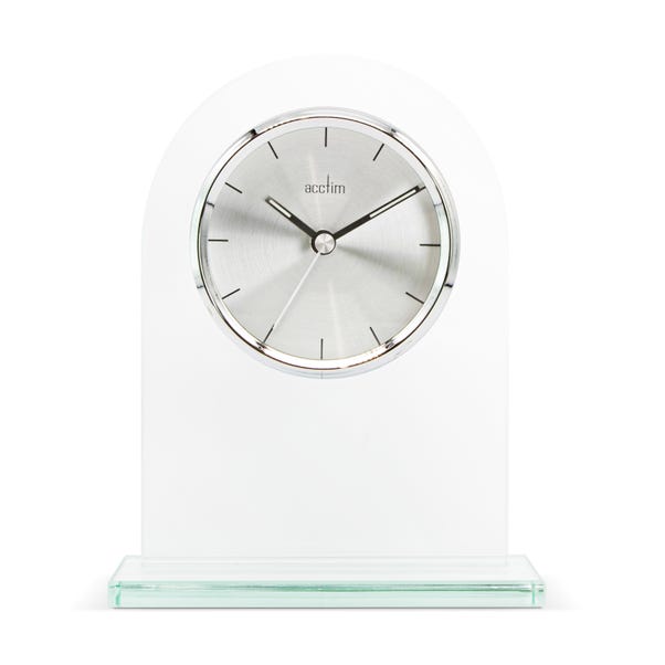 Acctim Ledburn Pendulum Glass Mantel Clock image 1 of 4