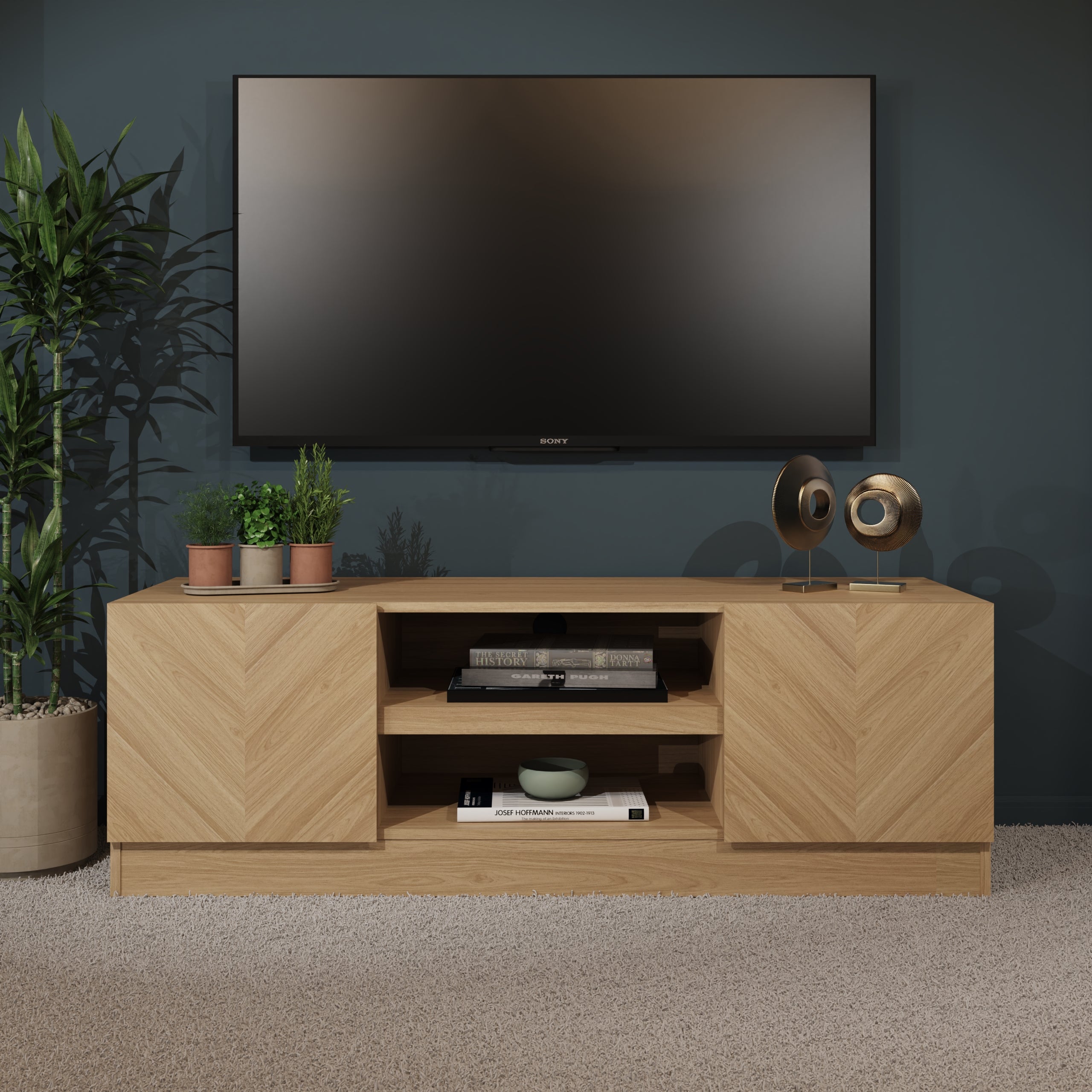 Taranto Wide TV Unit for TVs up to 55"