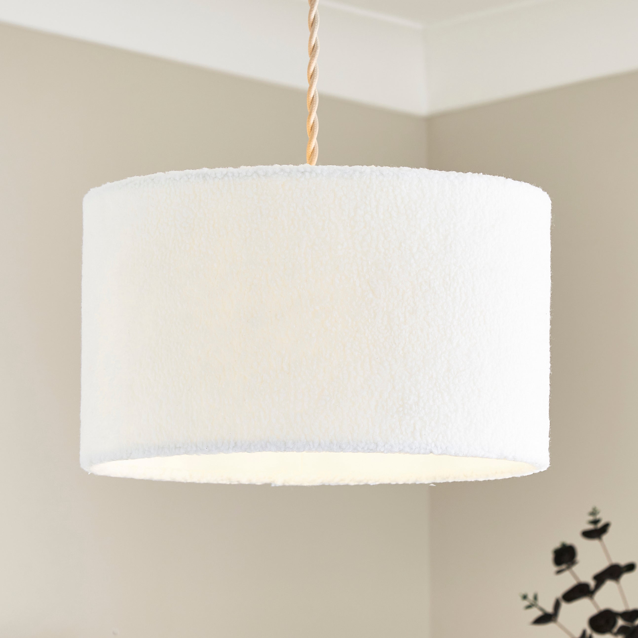 Moki Easy Fit Lamp Shade Off White