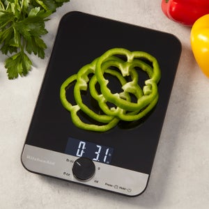 Kitchenaid Dry & Liquid Digital Glass Top Kitchen Scales
