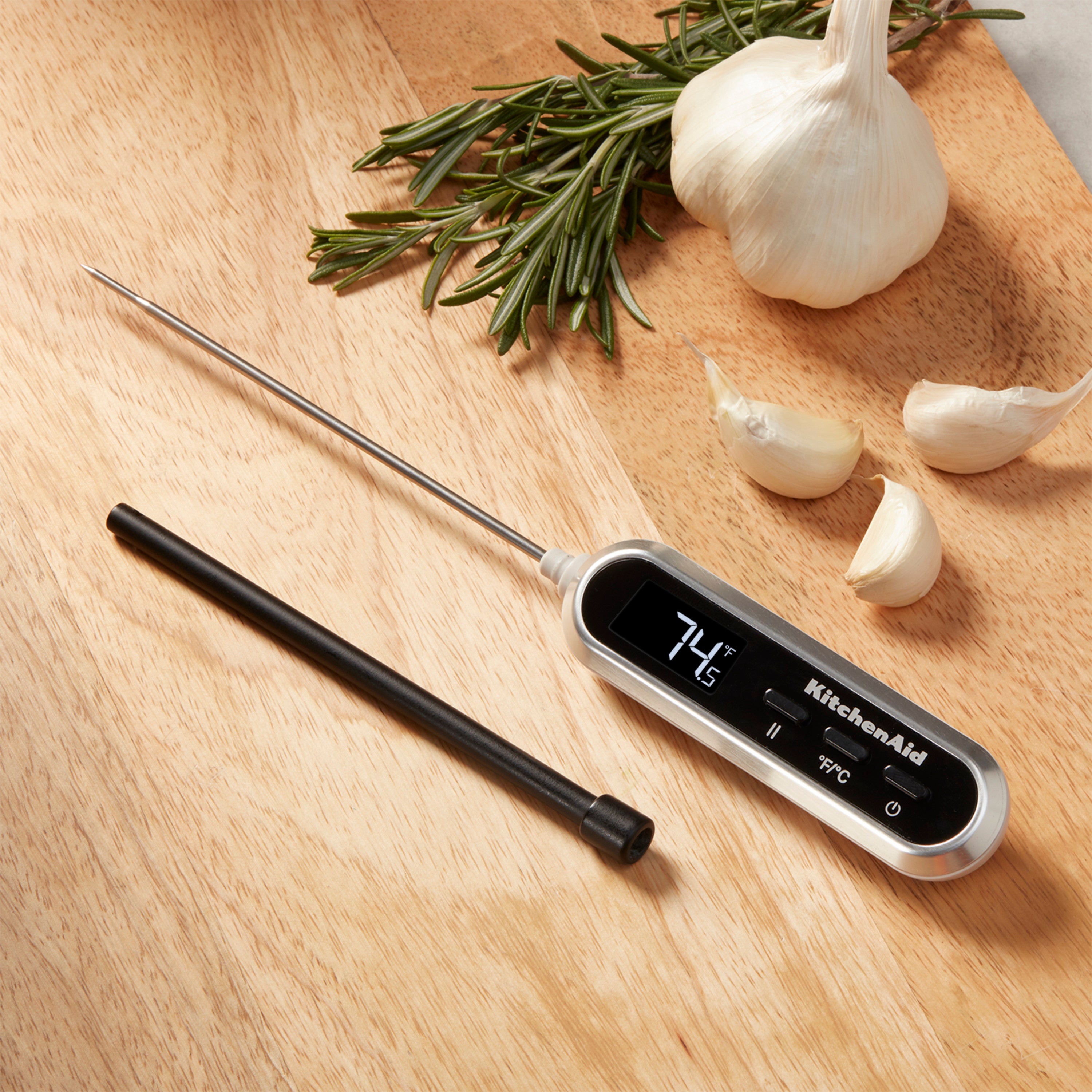 Photos - Cooking Probe & Thermometer KitchenAid Backlit Digital Instant Thermometer Black 