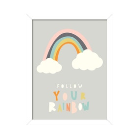The Art Group Follow Your Rainbow Framed Print