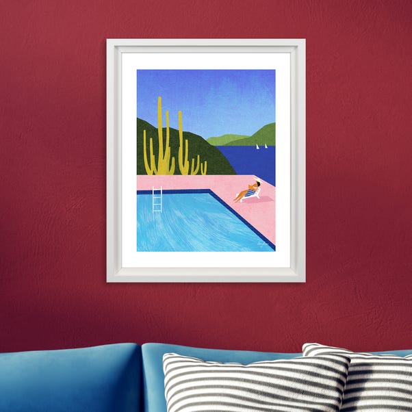 The Art Group Swimming Pool I Framed Print image 1 of 3