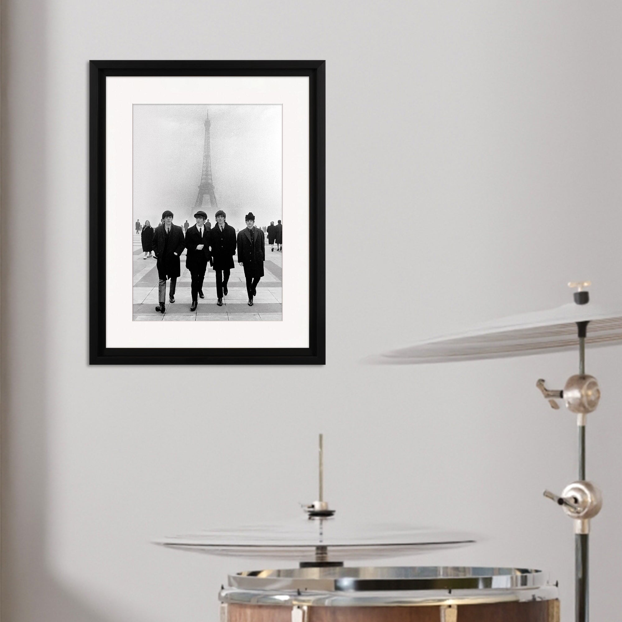 The Art Group The Beatles Paris Framed Print