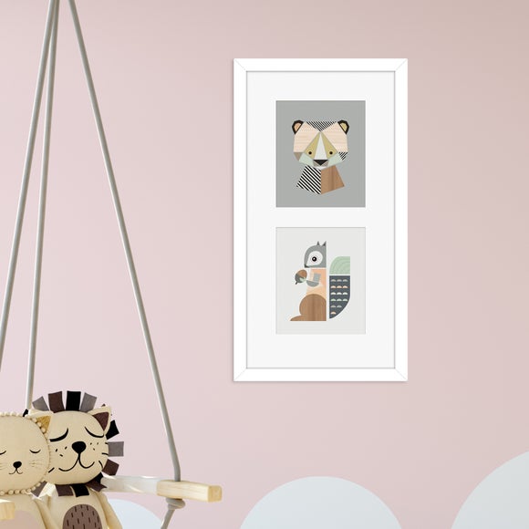 The Art Group Bear & Squirrel Framed Print