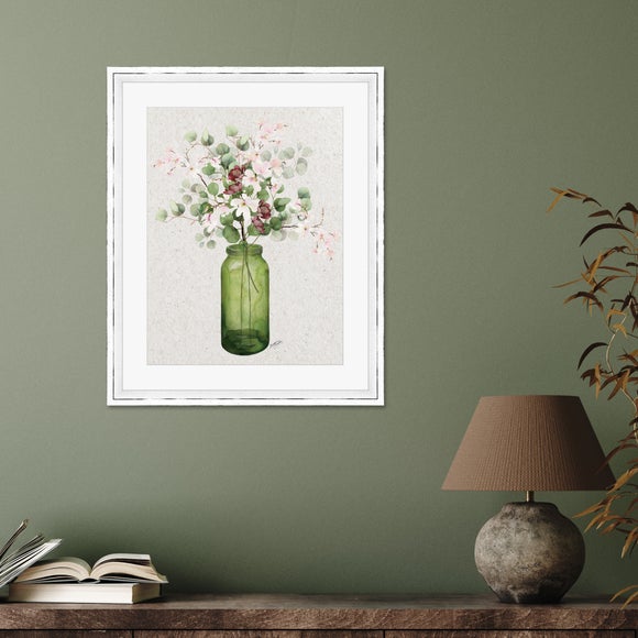 Pale green deals wall art