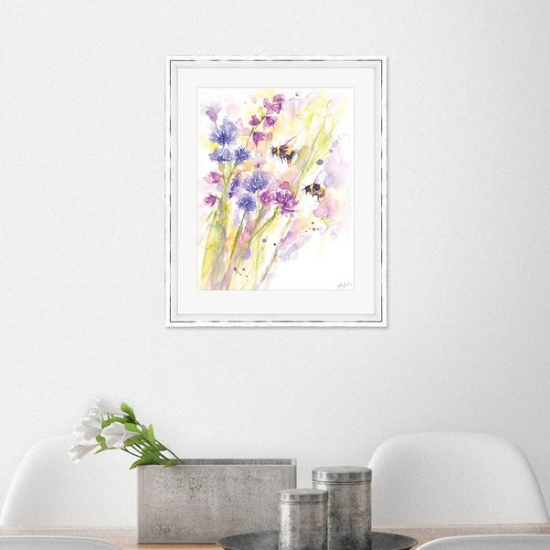 The Art Group Bees & Wildflowers Framed Print image 1 of 3
