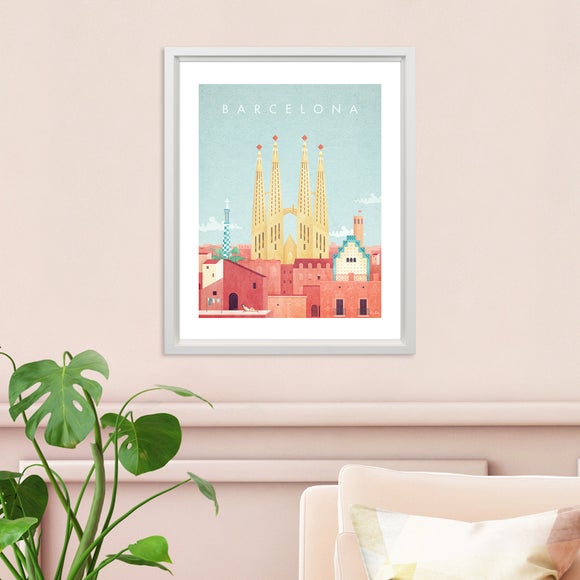 The Art Group Barcelona Framed Print