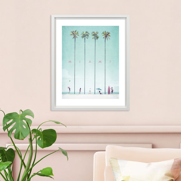 The Art Group Miami Framed Print