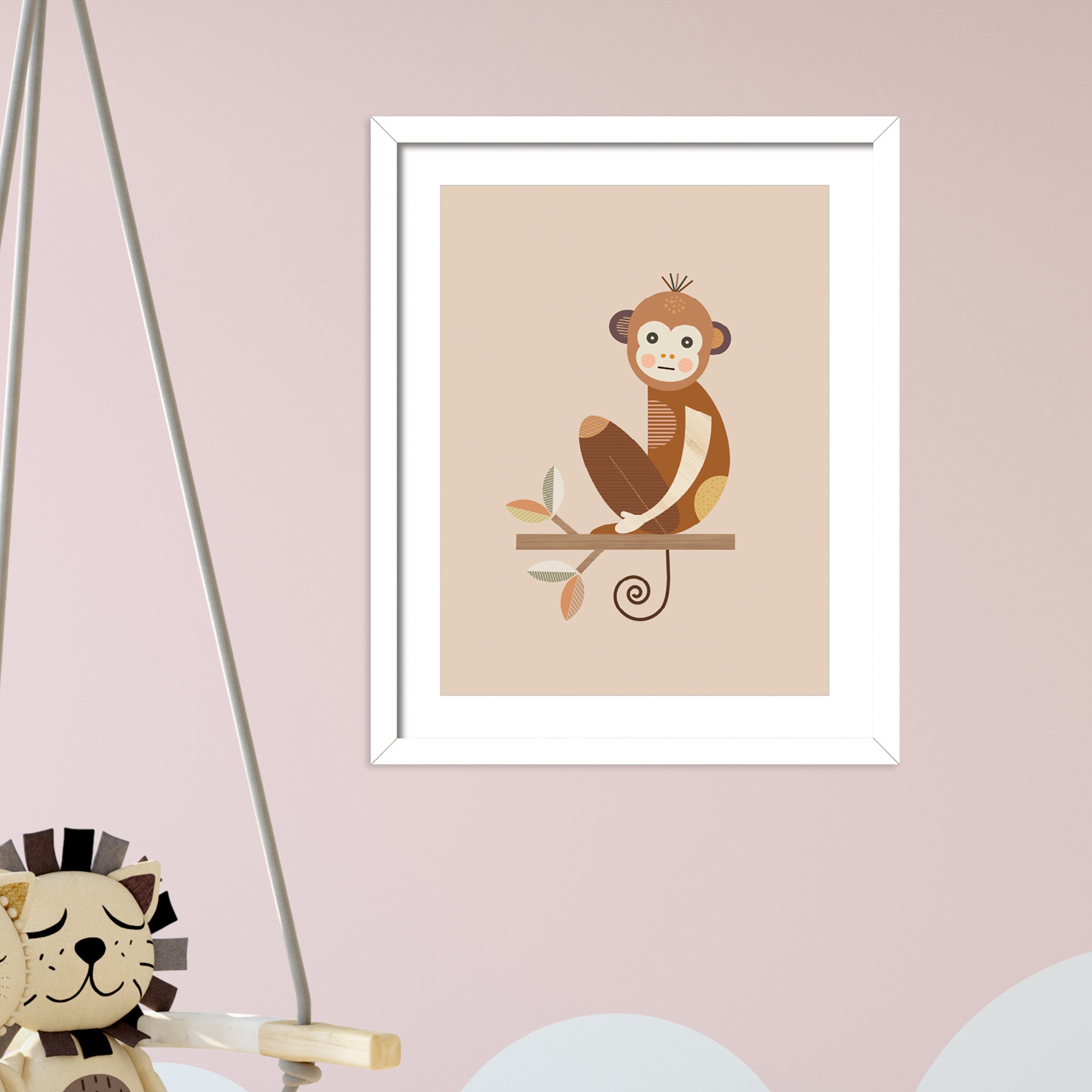 The Art Group Monkey Framed Print