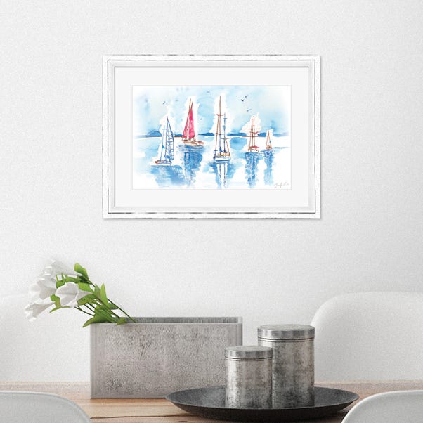 The Art Group Yachts Framed Print image 1 of 3