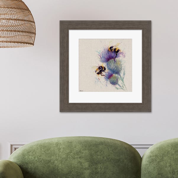 The Art Group Bees On Thistle Framed Print image 1 of 3