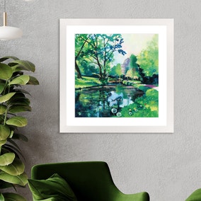 The Art Group Riverbank Reflections Framed Print