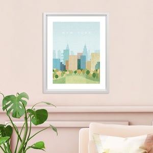 The Art Group New York Ii Framed Print