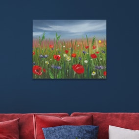The Art Group Poppies Canvas