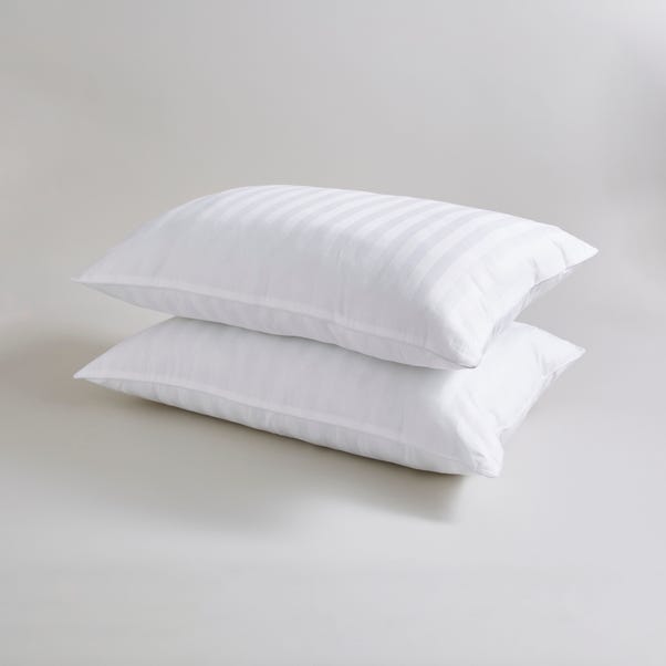 Hotel Pack of 2 Luxury Cotton Front Sleeper Pillows image 1 of 4