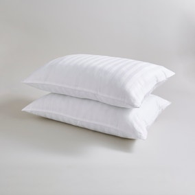 Hotel Pack of 2 Luxury Cotton Front Sleeper Pillows
