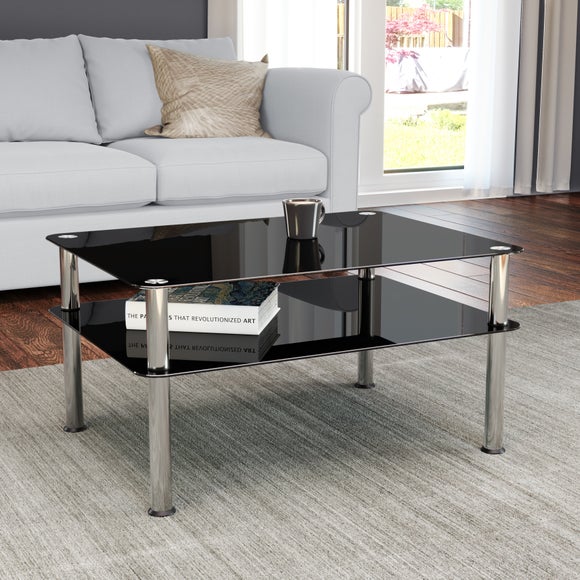 Chrome side shop table dunelm