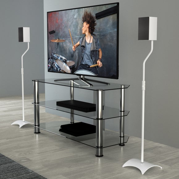 Tv rack deals with speaker