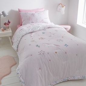 Enchanted Unicorn Quilted Bedspread