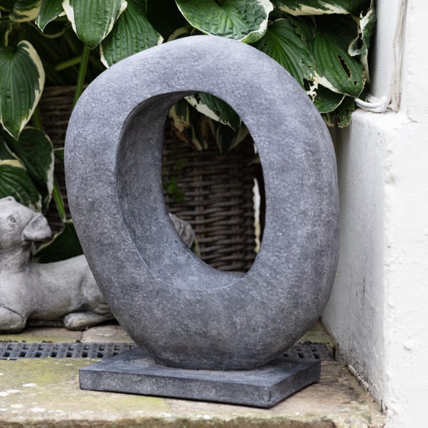 Measham Grey Stone Indoor Outdoor Ornament image 1 of 4