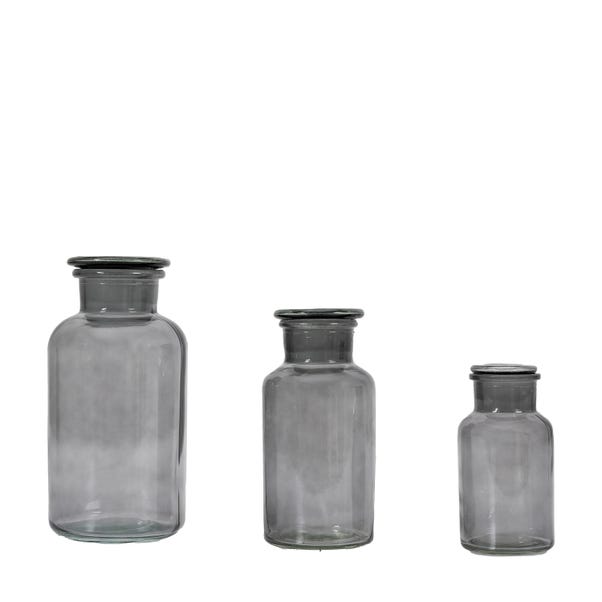 Set of 3 Apotheca Glass Vases image 1 of 4
