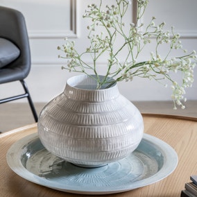 Mawsey Textured Metal Vase