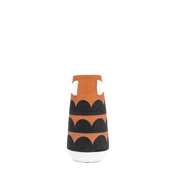 Cardea Small Abstract Terracotta Vase image 1 of 4