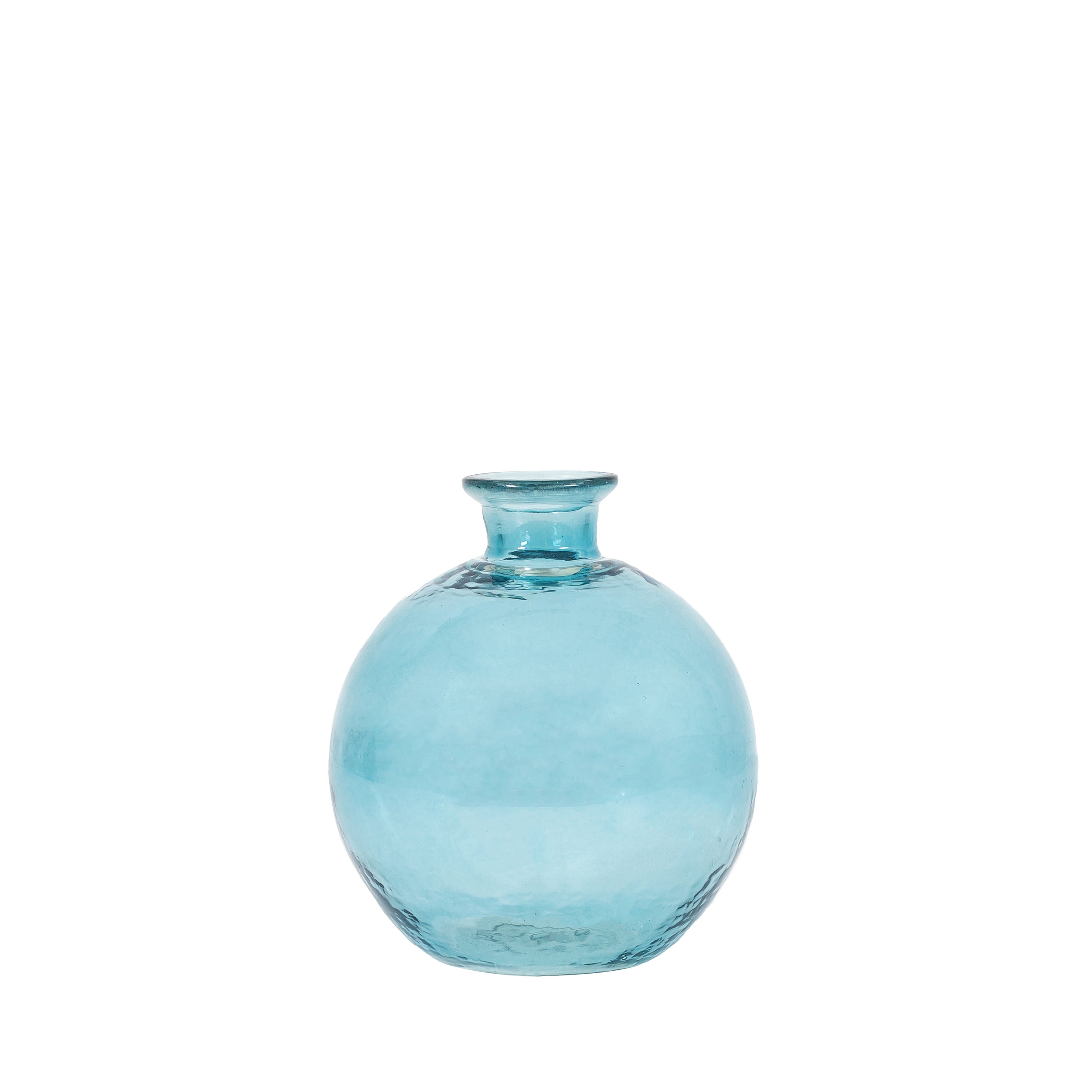 Ferne Abstract Glass Vase Blue
