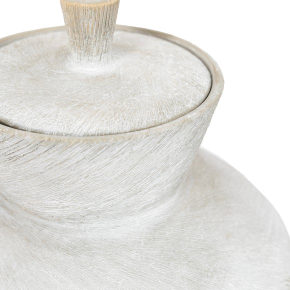 Glazed Stoneware Jar Ornament Dunelm