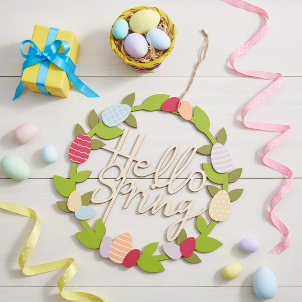 Hello Spring Wooden Sign image 1 of 3