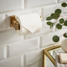 Modern Luxe Square Toilet Roll Holder