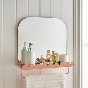 Heart and Soul Scalloped Mirror