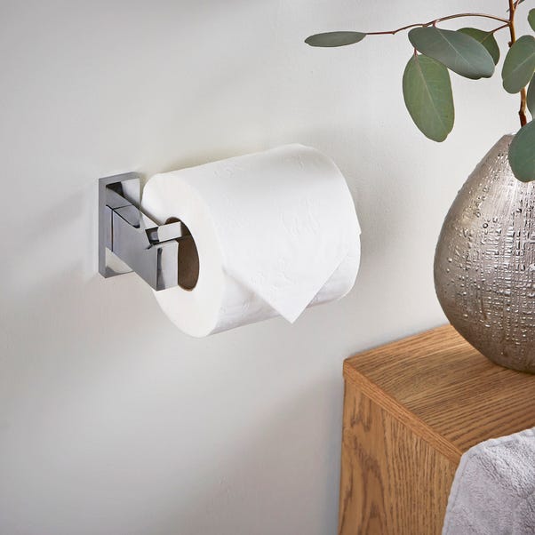 Modern Luxe Square Toilet Roll Holder image 1 of 3