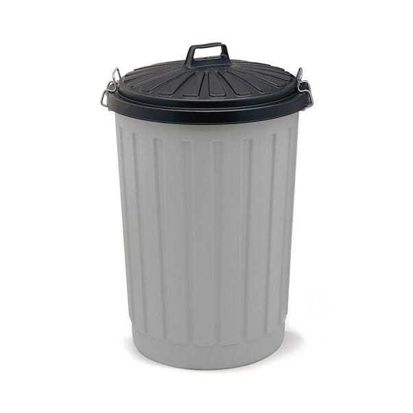 Addis 90L Heavy Duty Round Dustbin With Locking Lid image 1 of 1