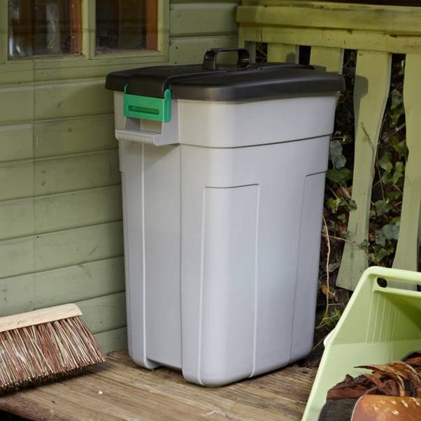 Addis 90L Heavy Duty Rectangle Dustbin With Locking Lid image 1 of 1
