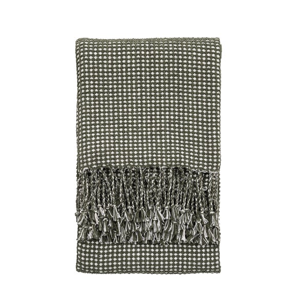 Dunelm grey online throw