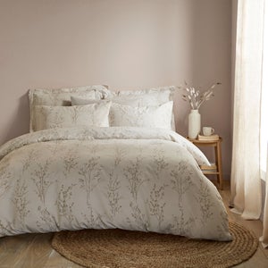 Chiltern Sketch Floral 100 Cotton Duvet Cover & Pillowcase Set
