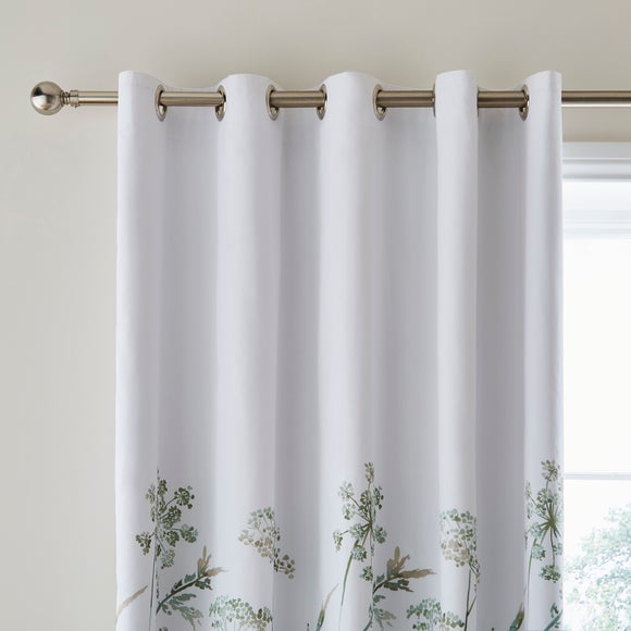 Click to view product details and reviews for Dorma Purity Meadow Blackout Eyelet Curtains.