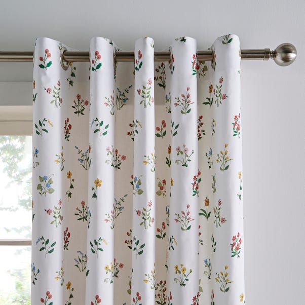 Heart Soul Stems Green Eyelet Curtains image 1 of 6