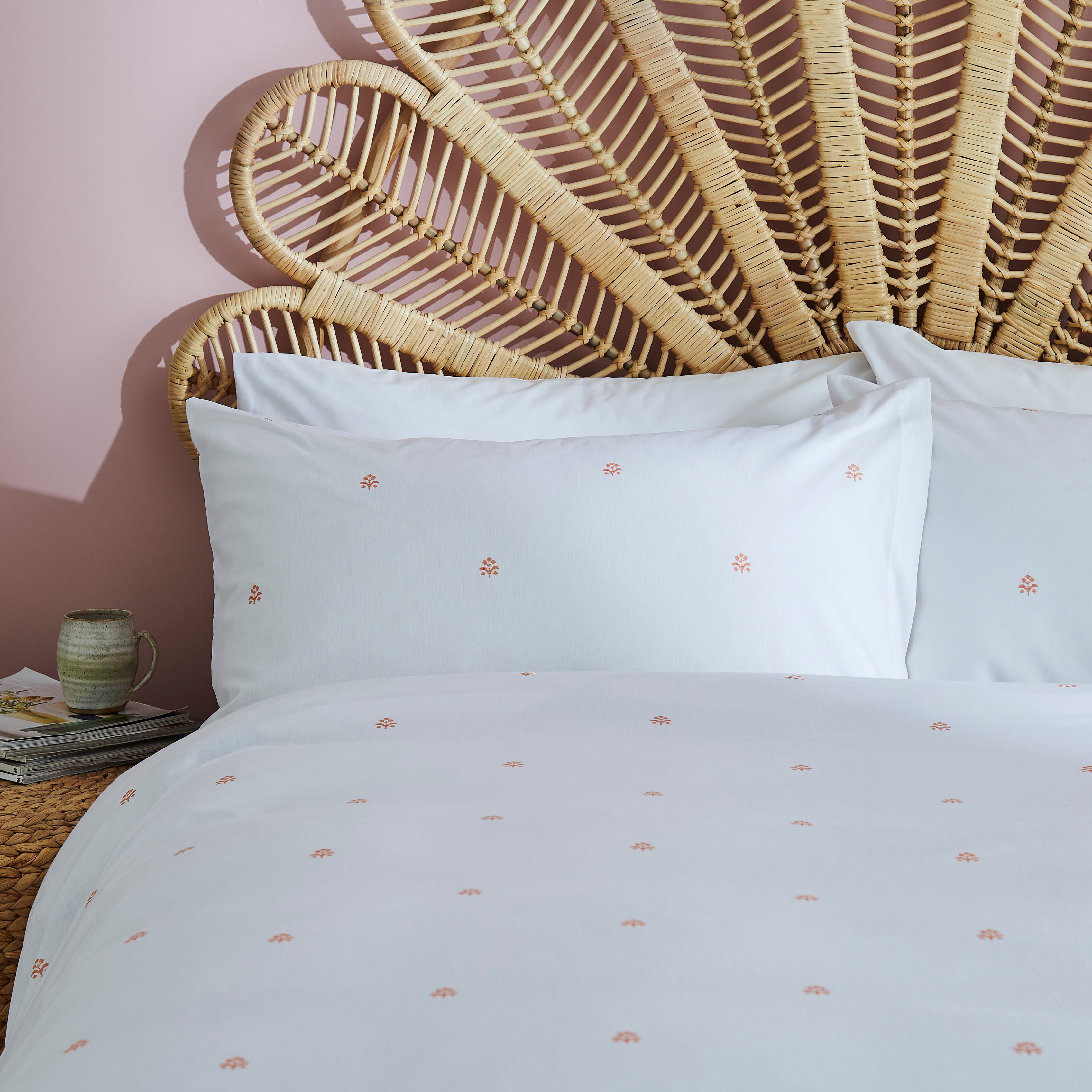 Maeva Tile Print Duvet Cover Set | Dunelm