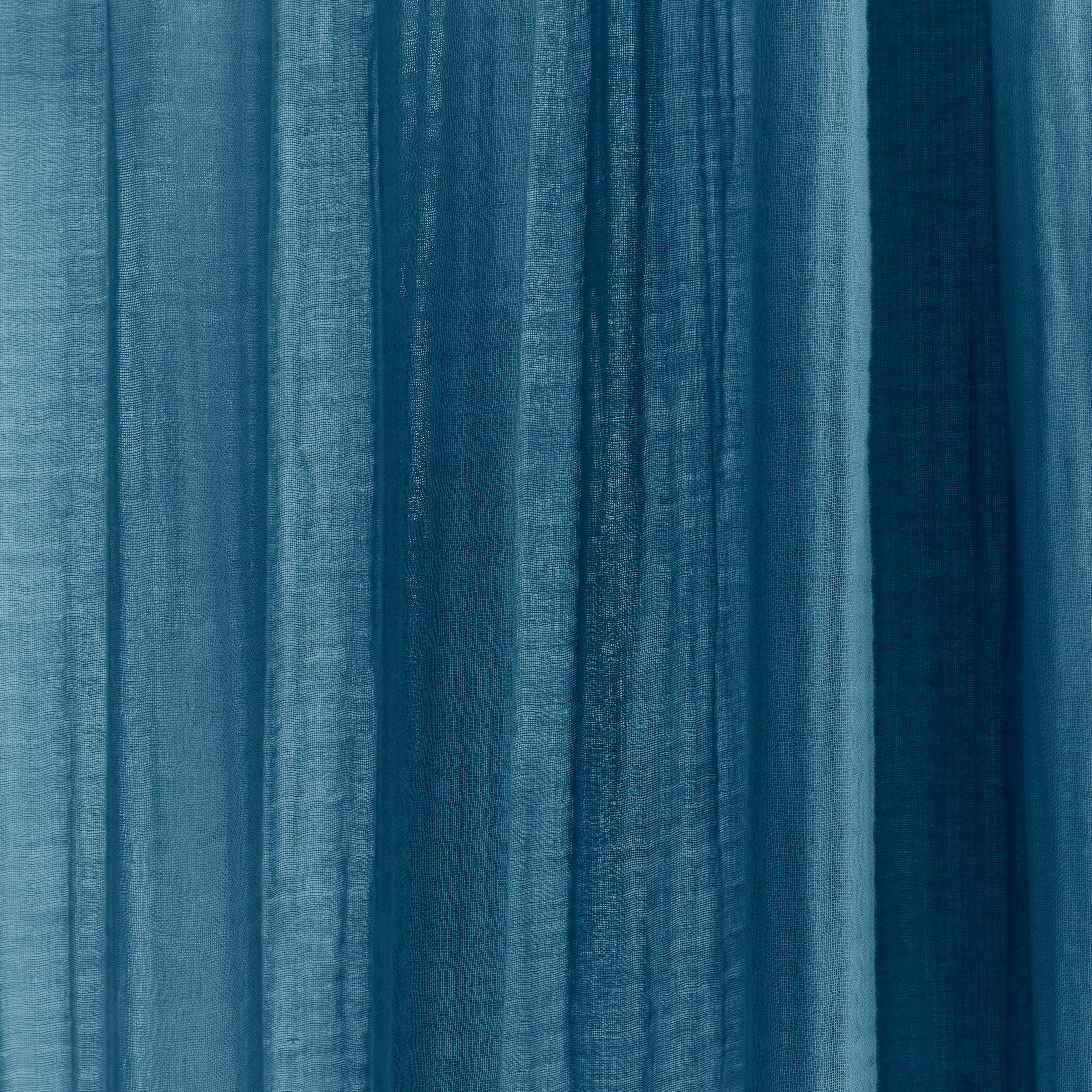 Cotton Muslin Ocean Curtains | Dunelm