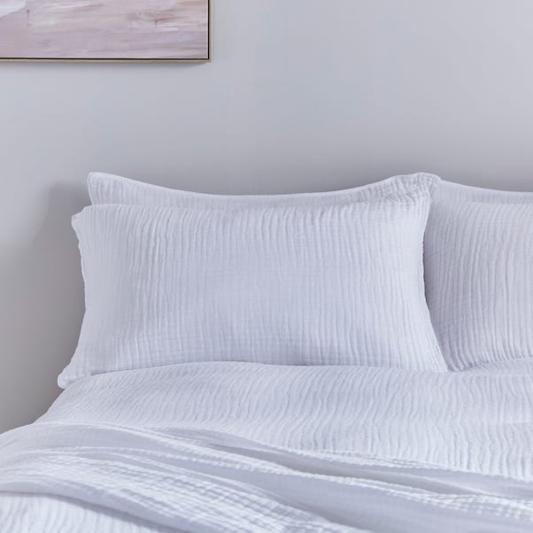 Cotton Muslin Standard Pillowcases image 1 of 1