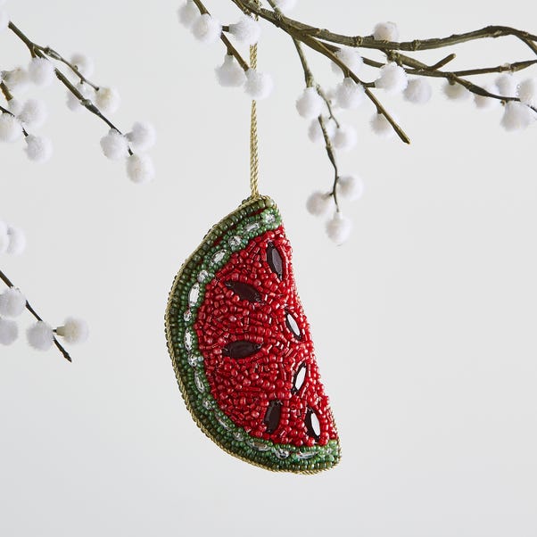 Watermelon Beaded Hanging Decoration image 1 of 4