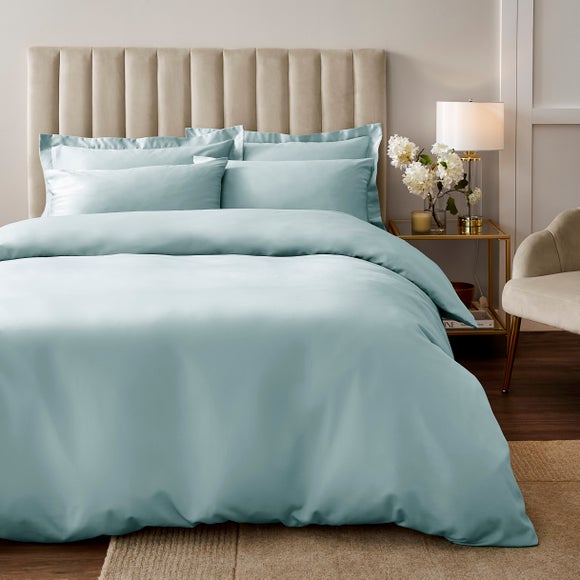 Soft Silky Duvet Cover and Pillowcase Set Dunelm