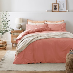 Soft Washed Recycled Cotton Duvet Cover and Pillowcase Set