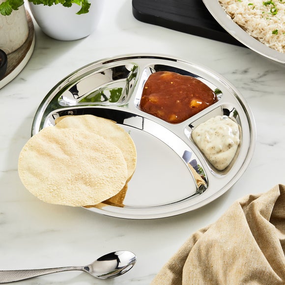 Thali plate outlet