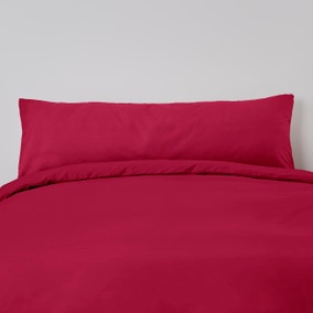 Non Iron Plain Dye Magenta Body Pillowcase