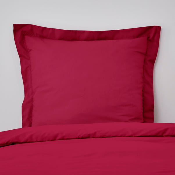Non Iron Plain Dye Magenta Continental Pillowcase image 1 of 1